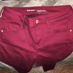 old navy rock star jeans never worn but no tags
